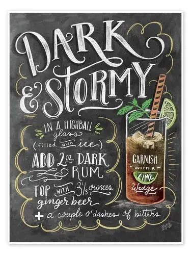 Receta de Dark ‘n‘ Stormy (inglés) de Lily & Val MGL Licensing