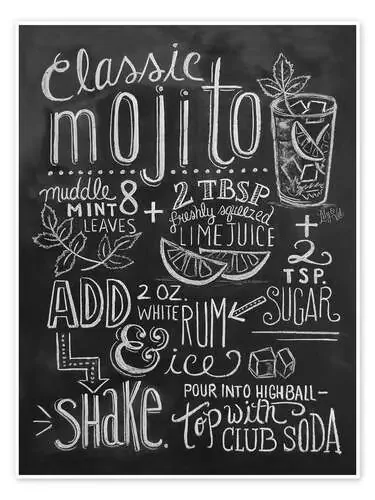 Receta de mojito (inglés) de Lily & Val MGL Licensing