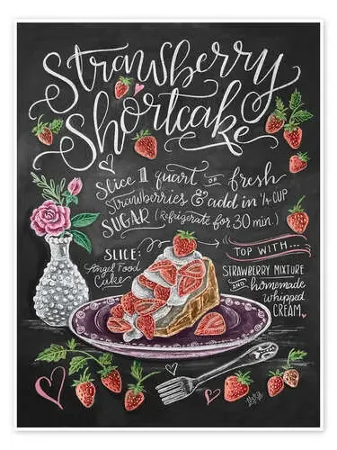 Receta de Strawberry Shortcake (inglés) de Lily & Val MGL Licensing