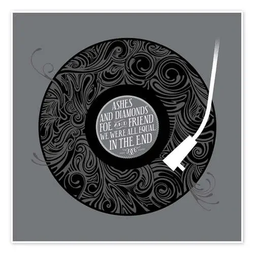 Record Design PRINT de Rachel Caldwell