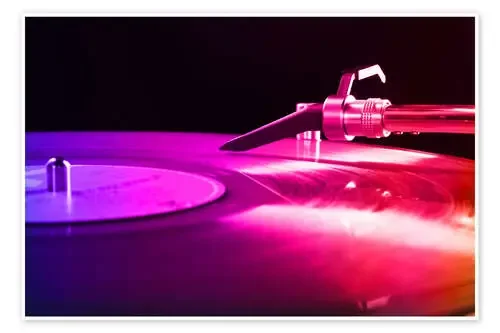 record player with colored vinyl record Editors Choice