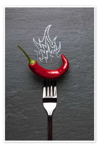 red chili peppers with fire de pixelliebe