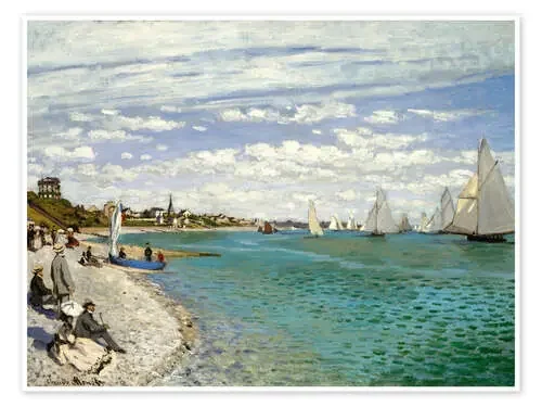 Regata en Sainte-Adresse de Claude Monet Master Collection