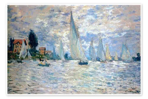 Regatta en Argenteuil de Claude Monet Master Collection