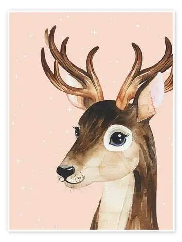 Reindeer with stars de Ohkimiko