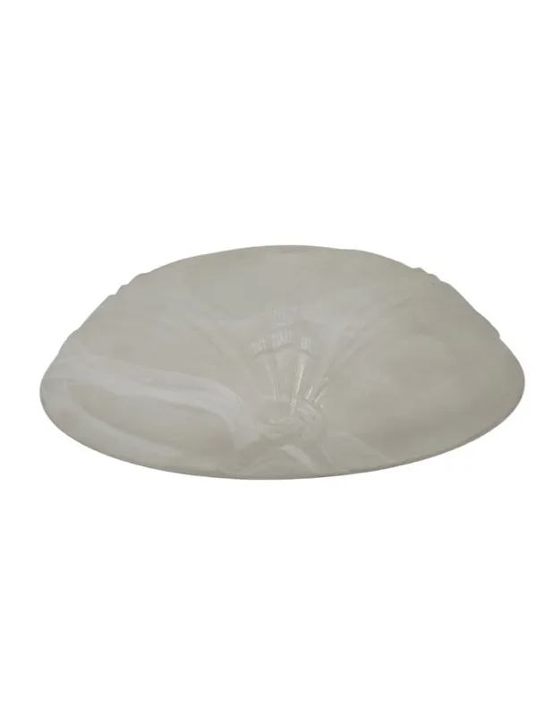 Repuesto Plato de Cristal Blanco Cortina 35 CM