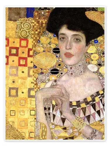 Retrato de Adele Bloch-Bauer (detalle) I de Gustav Klimt Master Collection