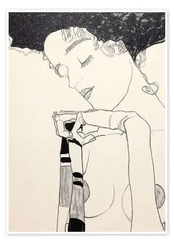 Retrato de Gerti de Egon Schiele Master Collection