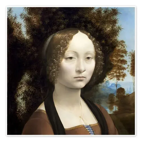 Retrato de Ginebra de Benci de Leonardo da Vinci Master Collection