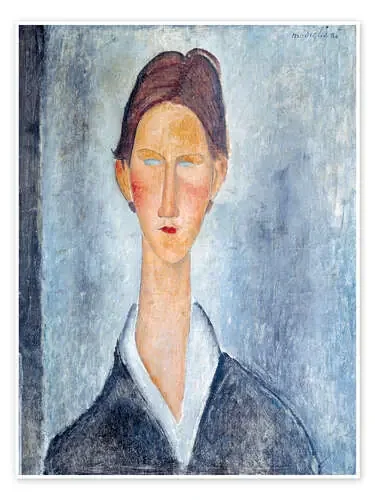 Retrato de un estudiante de Amedeo Modigliani Master Collection