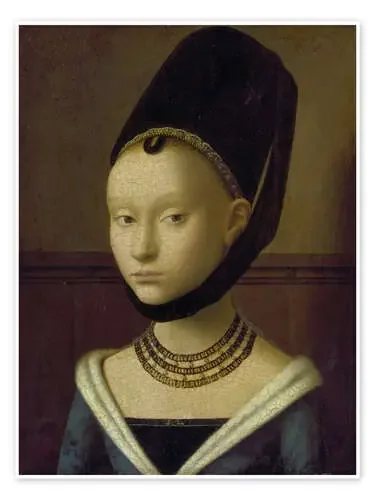 Retrato de una mujer joven de Petrus Christus Master Collection