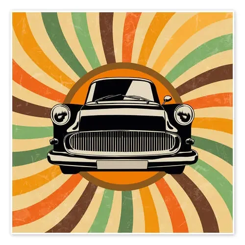 Retro car oldtimer de pixelliebe