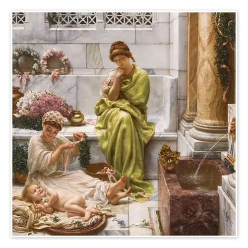 Rincón del mercado de Sir Edward John Poynter Master Collection