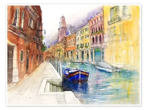 Rio de San Barnaba, Venice, Italy de Eckard Funck