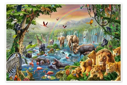 Río en la selva de Adrian Chesterman MGL Licensing