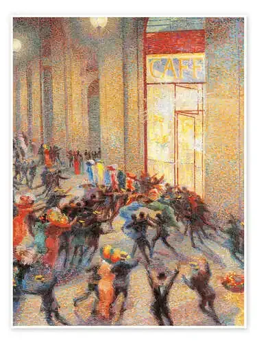 Riot in the Gallery de Umberto Boccioni akg-images