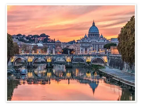 Rome in the evening de Jörg Gamroth
