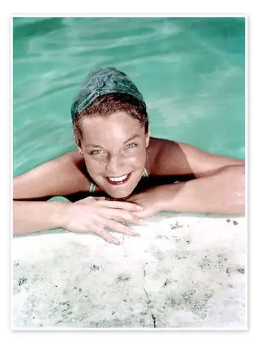 Romy Schneider in the Swimming Pool Bridgeman Images