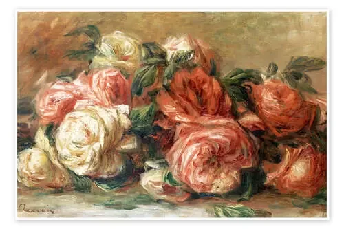 Rosas de Pierre-Auguste Renoir Bridgeman Images