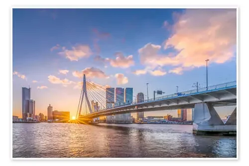 Rotterdam The Erasmus Bridge de Remco Gielen