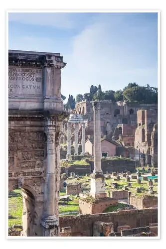 Ruins of the ancient roman forum de Matteo Colombo