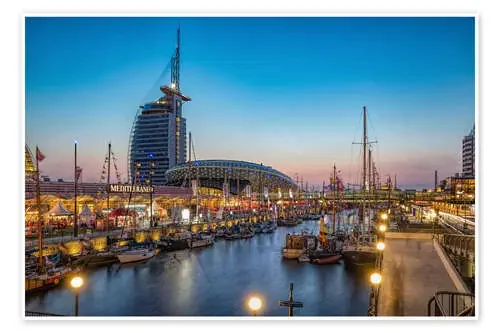Sail 2015 Klimahaus – Havenwelten Bremerhaven at night de Rainer Ganske