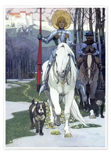 Saint George Saint George rides out de Maximilian Liebenwein akg-images