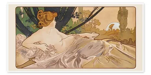 Salida del sol de Alfons Mucha Master Collection