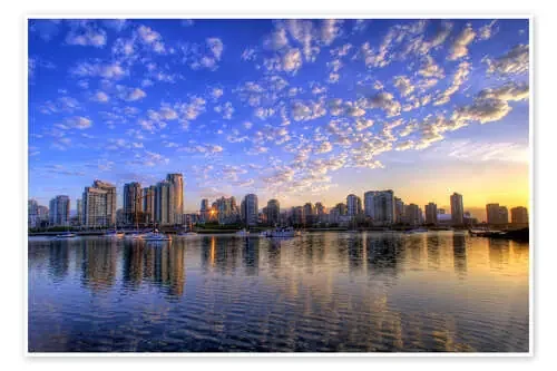 Salida del sol sobre vancouver de Chuck Haney Danita Delimont