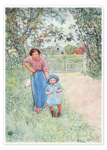Saluda al tío de Carl Larsson Master Collection