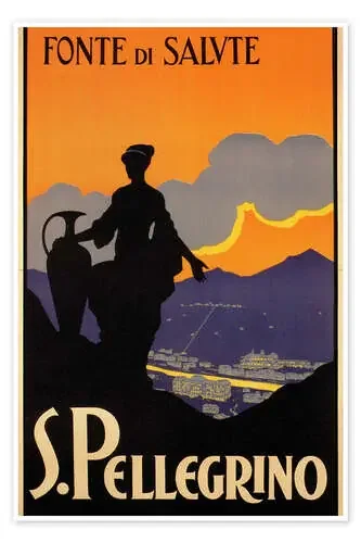San Pellegrino Terme, Bergamo Lombardy in Italy de Vintage Travel Collection