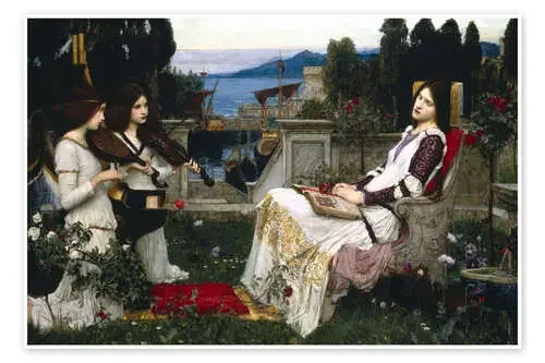 Santa Cecilia de John William Waterhouse Master Collection