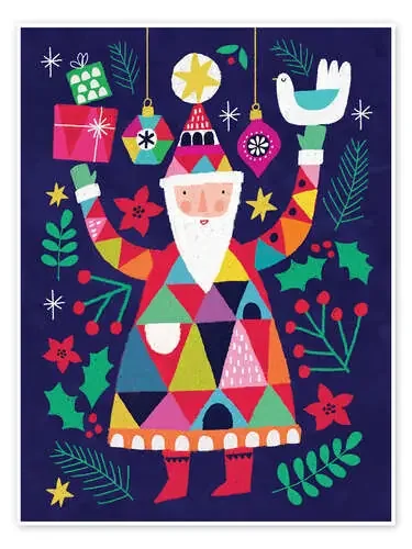 Santa Claus is here! de Charlotte Pepper Advocate Art