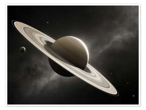 Saturno con Luna de Johan Swanepoel