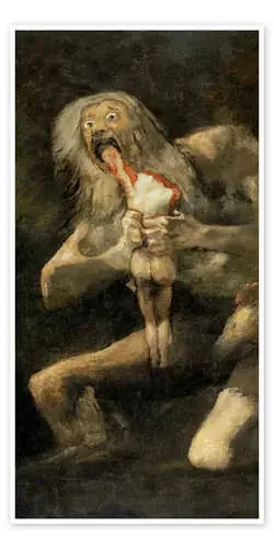 Saturno devorando a su hijo de Francisco José de Goya Master Collection