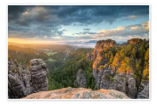 Saxon Switzerland Sunrise de Michael Valjak