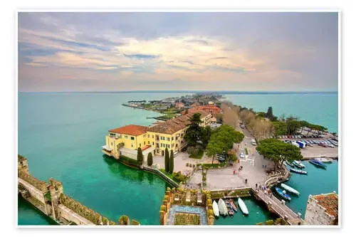 Scaglieri castle of Sirmione on Lake Garda Editors Choice
