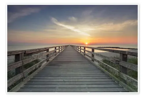 Schoenberger beach jetty at sunrise de Dennis Stracke