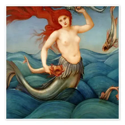 Sea Nymph de Edward Burne-Jones Bridgeman Images