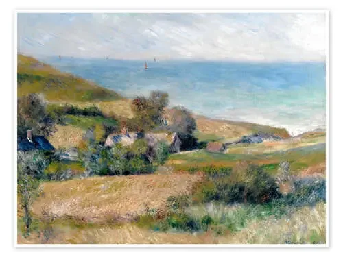 Seacoast near Wargemont in Normandy de Pierre-Auguste Renoir Master Collection