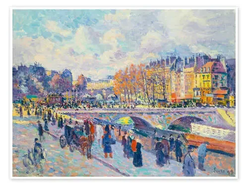 Seinequai – Maximilien Luce, 1899 ARTOTHEK