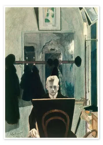 Self-Portrait, 1907 de Léon Spilliaert Master Collection