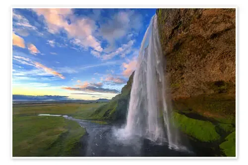 Seljalandfoss Sunset de Dave Derbis