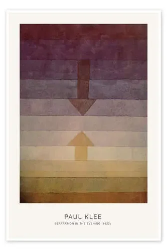 Separation in the Evening, 1922 de Paul Klee Exhibition Posters