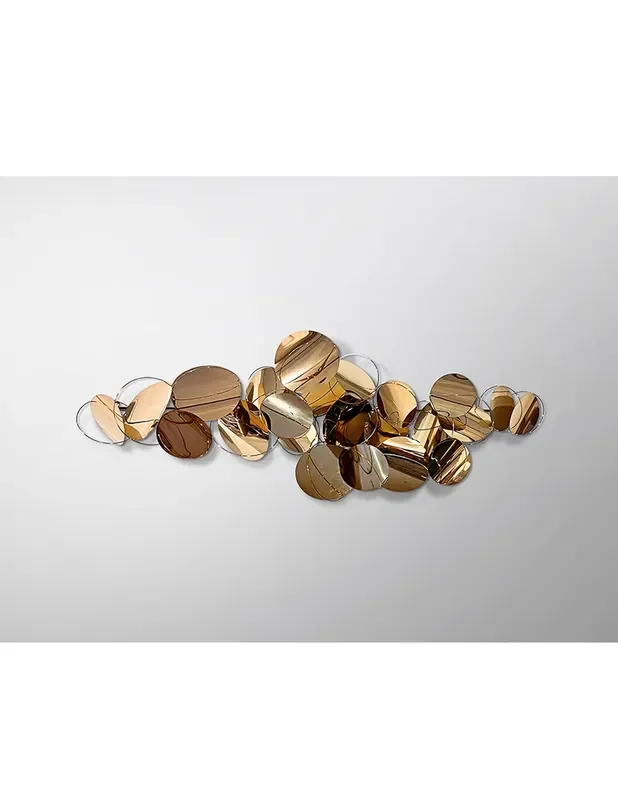 Serenity Escultura Pared Acero Oro Rosa Schuller