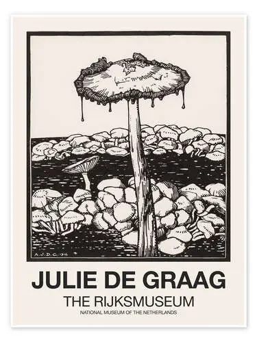 Setas goteando – Museo del Reino de Julie de Graag Exhibition Posters
