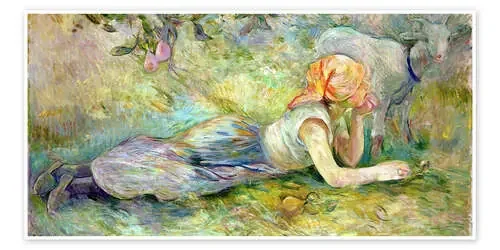Shepherdess Resting de Berthe Morisot Bridgeman Images