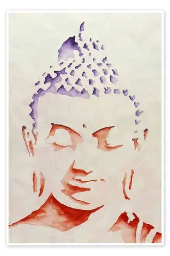Silhouette of a Buddha de Natalie Bruns