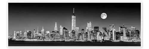 Silueta de Manhattan al anochecer Editors Choice