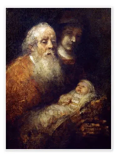 Simeon w.Christ Child de Rembrandt van Rijn akg-images
